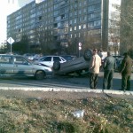 Дорожно транспортное происшествие в Уфе на перекрестке улиц - Шафиева, Рязанская, Луганская